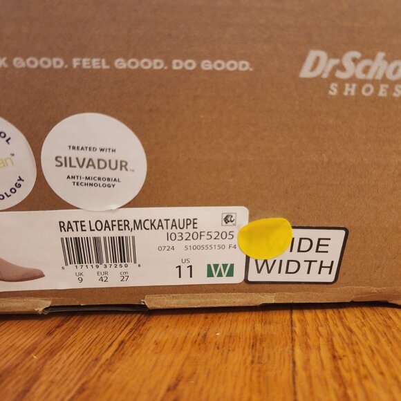 Dr. Scholls Rate Loafer Slip-ons Brown Microfiber 11W - B031 - Picture 9 of 10